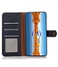 Khazneh Blauw RFID Drukknoop Bookcase Hoesje voor de Google Pixel 8
