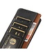Khazneh Zwart RFID Drukknoop Bookcase Hoesje voor de Google Pixel 8