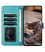 SoFetch Blauw Kersenbloesem kat Bookcase Hoesje met Polsbandje voor de Google Pixel 8