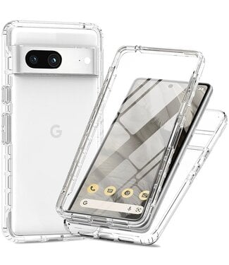 SoFetch Transparant Kleurverloop Fullbody Hoesje Google Pixel 8