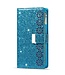 SoFetch Blauw Glitters Bookcase Hoesje voor de Google Pixel 8 Pro