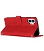 SoFetch Rood Smile Bookcase Hoesje met Polsbandje voor de Nothing Phone (1)