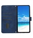 SoFetch Saffierblauw Smile Bookcase Hoesje met Polsbandje voor de Nothing Phone (1)