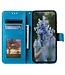 SoFetch Blauw Mandala Bookcase Hoesje met Polsbandje voor de Nothing Phone (1)