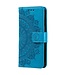 SoFetch Blauw Mandala Bookcase Hoesje met Polsbandje voor de Nothing Phone (1)