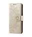 SoFetch Goud Mandala Bookcase Hoesje met Polsbandje voor de Nothing Phone (1)