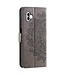 SoFetch Grijs Mandala Bookcase Hoesje voor de Nothing Phone (1)