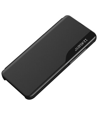 SoFetch Zwart View Window Bookcase Hoesje Nothing Phone (1)