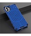SoFetch Blauw Valbestendig Honingraat Hybride Hoesje voor de Nothing Phone (1)