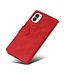 SoFetch Rood Lijnen Bookcase Hoesje met Polsbandje voor de Nothing Phone (1)