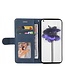 SoFetch Blauw Lijnen Bookcase Hoesje met Polsbandje voor de Nothing Phone (1)