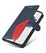 SoFetch Blauw Lijnen Bookcase Hoesje met Polsbandje voor de Nothing Phone (1)