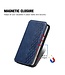SoFetch Blauw Magnetisch Geometrisch Bookcase Hoesje voor de Nothing Phone (1)