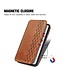SoFetch Bruin Magnetisch Geometrisch Bookcase Hoesje voor de Nothing Phone (1)