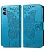 SoFetch Blauw Vlinder Bookcase Hoesje voor de Nothing Phone (1)