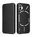 SoFetch Zwart Magnetisch Carbon Bookcase Hoesje voor de Nothing Phone (1)