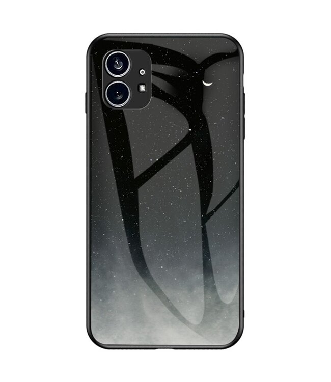 SoFetch Zwart Kleurverloop Hybride Hoesje voor de Nothing Phone (1)