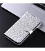 SoFetch Zilver Stippen Bookcase Hoesje met Polsbandje voor de Nothing Phone (1)