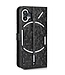 SoFetch Zwart Stippen Bookcase Hoesje met Polsbandje voor de Nothing Phone (1)