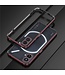 SoFetch Zwart / Rood Lensbescherming Modern Fullbody Hoesje voor de Nothing Phone (1)
