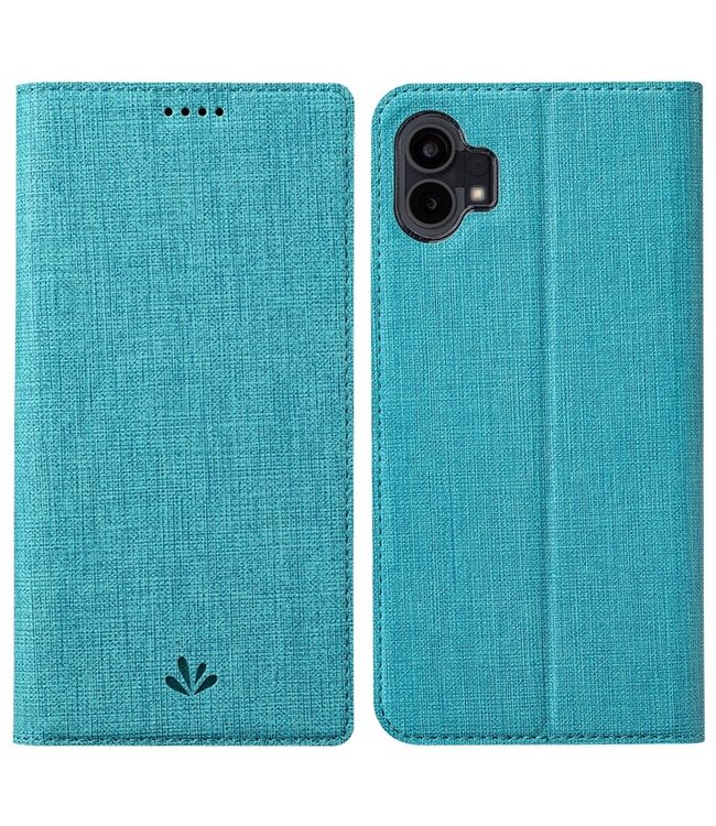 SoFetch Blauw Stijlvol Bookcase Hoesje voor de Nothing Phone (1)