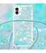 SoFetch Hemelsblauw Glitters TPU Hoesje met Koord voor de Nothing Phone (1)