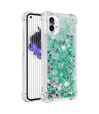 SoFetch Groen Glitters TPU Hoesje Nothing Phone (1)
