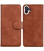 SoFetch Bruin Effen Bookcase Hoesje voor de Nothing Phone (1)