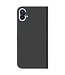 SoFetch Zwart Magnetisch Glanzend Bookcase Hoesje met Polsbandje voor de Nothing Phone (1)