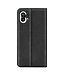 SoFetch Zwart Modern Zacht Bookcase Hoesje voor de Nothing Phone (1)
