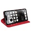 SoFetch Rood Modern Zacht Bookcase Hoesje voor de Nothing Phone (1)