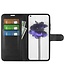 SoFetch Zwart Litchee Bookcase Hoesje voor de Nothing Phone (1)