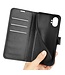 SoFetch Zwart Litchee Bookcase Hoesje voor de Nothing Phone (1)