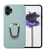 SoFetch Cyaan Houder Litchee Hybride Hoesje voor de Nothing Phone (1)