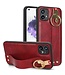 SoFetch Rood Houder Hybride Hoesje met Handriem voor de Nothing Phone (1)