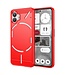 SoFetch SoFetch Rood Carbontextuur TPU Hoesje voor de Nothing Phone (2)