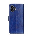 SoFetch SoFetch Blauw Retrostijl Glad Bookcase Hoesje voor de Nothing Phone (2)