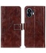 SoFetch SoFetch Bruin Retrostijl Glad Bookcase Hoesje voor de Nothing Phone (2)