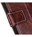 SoFetch SoFetch Bruin Retrostijl Glad Bookcase Hoesje voor de Nothing Phone (2)