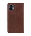 SoFetch SoFetch Bruin Glad Bookcase Hoesje voor de Nothing Phone (2)