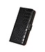 SoFetch SoFetch Zwart RFID Krokodillen Bookcase Hoesje voor de Nothing Phone (2)