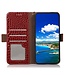 SoFetch SoFetch Rood RFID Krokodillen Bookcase Hoesje voor de Nothing Phone (2)