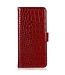 SoFetch SoFetch Rood RFID Krokodillen Bookcase Hoesje voor de Nothing Phone (2)