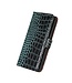 SoFetch SoFetch Groen RFID Krokodillen Bookcase Hoesje voor de Nothing Phone (2)