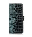 SoFetch SoFetch Groen RFID Krokodillen Bookcase Hoesje voor de Nothing Phone (2)