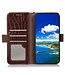 SoFetch SoFetch Bruin RFID Krokodillen Bookcase Hoesje voor de Nothing Phone (2)