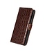 SoFetch SoFetch Bruin RFID Krokodillen Bookcase Hoesje voor de Nothing Phone (2)