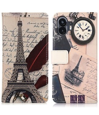 SoFetch Parijs Bookcase Hoesje Nothing Phone (2)