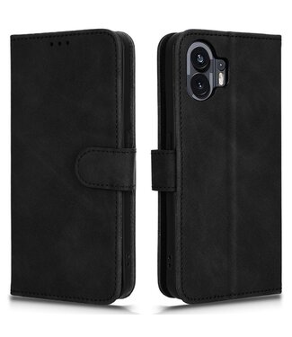 SoFetch Zwart Zacht Bookcase Hoesje Nothing Phone (2)
