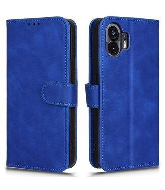 SoFetch Blauw Zacht Bookcase Hoesje Nothing Phone (2)